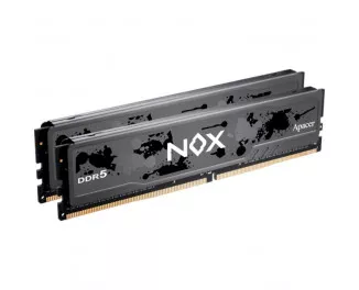 Оперативна пам'ять DDR5 32 Gb (6000 MHz) (Kit 16 Gb x 2) Apacer NOX (AH5U32G60C622MBAA-2)