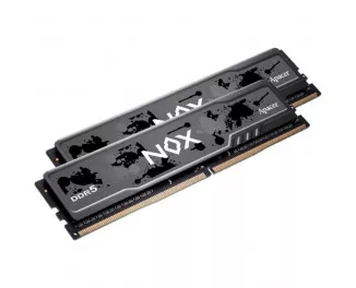 Оперативна пам'ять DDR5 32 Gb (6000 MHz) (Kit 16 Gb x 2) Apacer NOX (AH5U32G60C622MBAA-2)