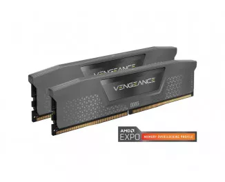 Оперативная память DDR5 32 Gb (6000 MHz) (Kit 16 Gb x 2) Corsair Vengeance Grey (CMK32GX5M2E6000Z36)