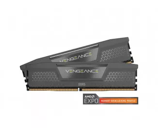 Оперативная память DDR5 32 Gb (6000 MHz) (Kit 16 Gb x 2) Corsair Vengeance Grey (CMK32GX5M2E6000Z36)