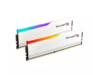 Оперативная память DDR5 32 Gb (6000 MHz) (Kit 16 Gb x 2) G.SKILL Ripjaws M5 RGB Matte White (F5-6000J3040F16GX2-RM5RW)