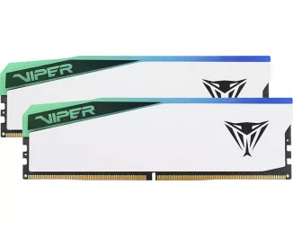 Оперативная память DDR5 32 Gb (6000 MHz) (Kit 16 Gb x 2) Patriot Viper Elite 5 RGB (PVER532G60C30KW)