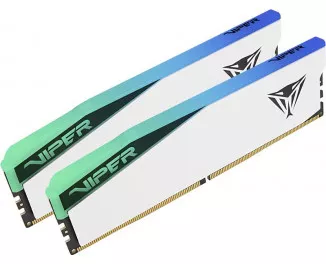 Оперативная память DDR5 32 Gb (6000 MHz) (Kit 16 Gb x 2) Patriot Viper Elite 5 RGB (PVER532G60C30KW)