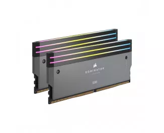Оперативная память DDR5 32 Gb (6000 MHz) (Kit 16 Gb x 2) Сorsair Dominator Titanium RGB (CMP32GX5M2B6000Z30)