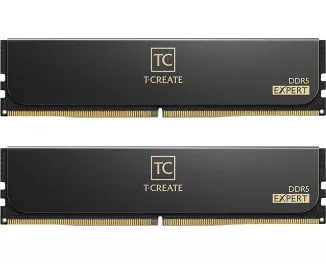 Оперативна пам'ять DDR5 32 Gb (6000 MHz) (Kit 16 Gb x 2) Team T-Create Expert Overclocking 10L Black (CTCED532G6000HC38ADC01)