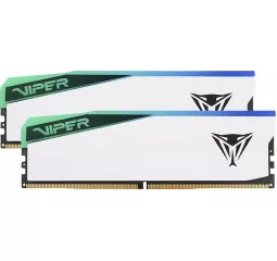 Оперативная память DDR5 32 Gb (6200 MHz) (Kit 16 Gb x 2) Patriot Viper Elite 5 RGB (PVER532G62C42KW)
