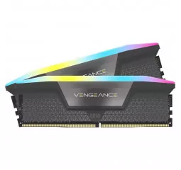 Оперативна пам'ять DDR5 32 Gb (6400 MHz) (Kit 16 Gb x 2) Corsair Vengeance RGB AMD EXPO (CMH32GX5M2B6400Z32)