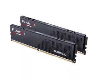 Оперативна пам'ять DDR5 32 Gb (6400 MHz) (Kit 16 Gb x 2) G.SKILL Flare X5 Matte Black (F5-6400J3240G16GX2-FX5)
