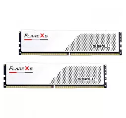 Оперативная память DDR5 32 Gb (6400 MHz) (Kit 16 Gb x 2) G.SKILL Flare X5 Matte White (F5-6400J3240G16GX2-FX5W)