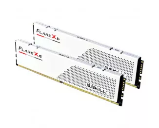 Оперативная память DDR5 32 Gb (6400 MHz) (Kit 16 Gb x 2) G.SKILL Flare X5 Matte White (F5-6400J3240G16GX2-FX5W)