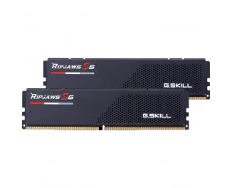 Оперативная память DDR5 32 Gb (6400 MHz) (Kit 16 Gb x 2) G.SKILL Ripjaws S5 Matte Black (F5-6400J3648F16GX2-RS5K)