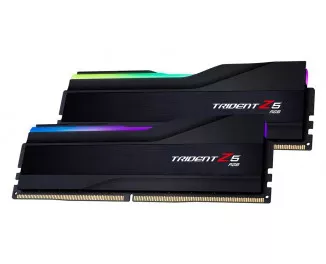 Оперативная память DDR5 32 Gb (6400 MHz) (Kit 16 Gb x 2) G.SKILL Trident Z5 RGB Black (F5-6400J3239G16GX2-TZ5RK)