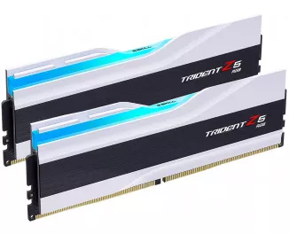 Оперативна пам'ять DDR5 32 Gb (6400 MHz) (Kit 16 Gb x 2) G.SKILL Trident Z5 RGB White (F5-6400J3239G16GX2-TZ5RW)