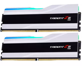 Оперативна пам'ять DDR5 32 Gb (6400 MHz) (Kit 16 Gb x 2) G.SKILL Trident Z5 RGB White (F5-6400J3239G16GX2-TZ5RW)
