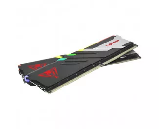 Оперативная память DDR5 32 Gb (6400 MHz) (Kit 16 Gb x 2) Patriot Viper Venom RGB (PVVR532G640C32K)