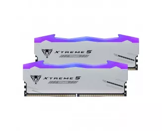 Оперативна пам'ять DDR5 32 Gb (6400 MHz) (Kit 16 Gb x 2) Patriot Viper Xtreme 5 RGB MPower (PVXR532G64C32KM)