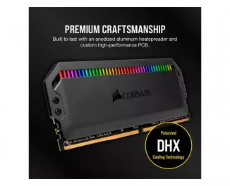 Оперативная память DDR5 32 Gb (7200 MHz) (Kit 16 Gb x 2) Corsair DOMINATOR PLATINUM RGB Black (CMT32GX5M2X7200C34)