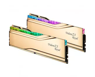 Оперативная память DDR5 32 Gb (7200 MHz) (Kit 16 Gb x 2) G.SKILL Trident Z5 Royal Gold (F5-7200J3445G16GX2-TR5G)