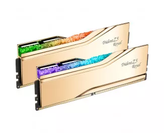 Оперативная память DDR5 32 Gb (7200 MHz) (Kit 16 Gb x 2) G.SKILL Trident Z5 Royal Gold (F5-7200J3445G16GX2-TR5G)