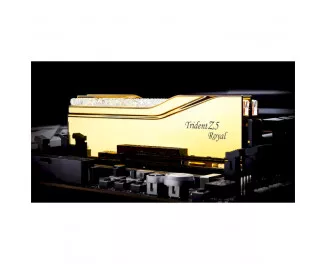 Оперативная память DDR5 32 Gb (7200 MHz) (Kit 16 Gb x 2) G.SKILL Trident Z5 Royal Gold (F5-7200J3445G16GX2-TR5G)