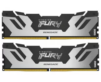 Оперативная память DDR5 32 Gb (7200 MHz) (Kit 16 Gb x 2) Kingston Fury Renegade Silver (KF572C38RSK2-32)