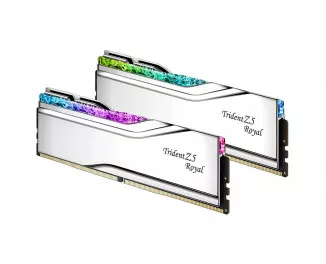 Оперативная память DDR5 32 Gb (7600 MHz) (Kit 16 Gb x 2) G.SKILL Trident Z5 Royal Silver (F5-7600J3646G16GX2-TR5S)