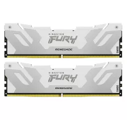 Оперативная память DDR5 32 Gb (7600 MHz) (Kit 16 Gb x 2) Kingston Fury Renegade White (KF576C38RWK2-32)