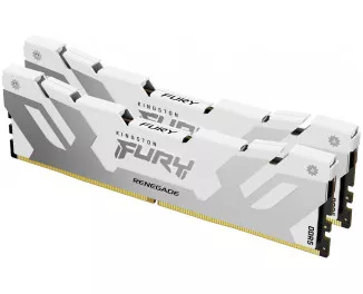 Оперативная память DDR5 32 Gb (8000 MHz) (Kit 16 Gb x 2) Kingston Fury Renegade White (KF580C38RWK2-32)