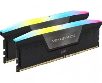 Оперативная память DDR5 48 Gb (7000 MHz) (Kit 24 Gb x 2) Corsair Vengeance RGB Black (CMH48GX5M2B7000C36)