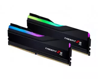 Оперативная память DDR5 48 Gb (8000 MHz) (Kit 24 Gb x 2) G.SKILL Trident Z5 RGB Black (F5-8000J4048F24GX2-TZ5RK)