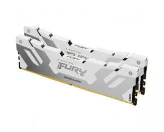 Оперативная память DDR5 48 Gb (8000 MHz) (Kit 24 Gb x 2) Kingston Fury Renegade White (KF580C38RWK2-48)