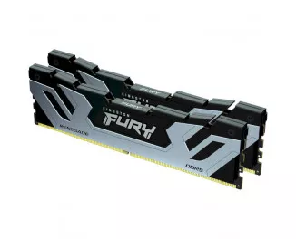 Оперативна пам'ять DDR5 48 Gb (8400 MHz) (Kit 24 Gb x 2) Kingston Fury Renegade Silver (KF584CU40RSK2-48)