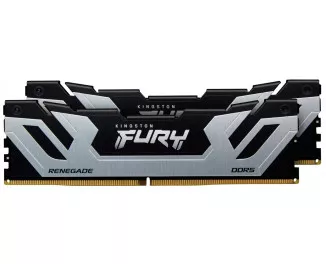 Оперативна пам'ять DDR5 48 Gb (8800 MHz) (Kit 24 Gb x 2) Kingston Fury Renegade Silver (KF588CU42RSK2-48)