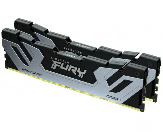 Оперативна пам'ять DDR5 48 Gb (8800 MHz) (Kit 24 Gb x 2) Kingston Fury Renegade Silver (KF588CU42RSK2-48)