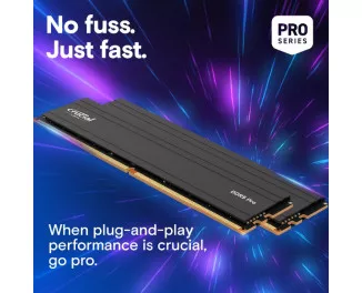Оперативна пам'ять DDR5 64 Gb (5600 MHz) (Kit 32 Gb x 2) Crucial Pro (CP2K32G56C46U5)