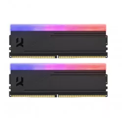 Оперативная память DDR5 64 Gb (5600 MHz) (Kit 32 Gb x 2) GOODRAM IRDM RGB Black (IRG-56D5L30/64GDC)
