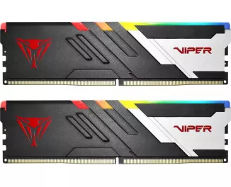 Оперативная память DDR5 64 Gb (5600 MHz) (Kit 32 Gb x 2) Patriot Viper Venom RGB (PVVR564G560C40K)