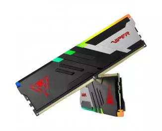 Оперативна пам'ять DDR5 64 Gb (5600 MHz) (Kit 32 Gb x 2) Patriot Viper Venom RGB (PVVR564G560C40K)