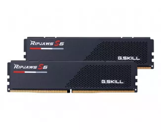 Оперативная память DDR5 64 Gb (6000 MHz) (Kit 32 Gb x 2) G.SKILL Ripjaws S5 Black (F5-6000J3238G32GX2-RS5K)