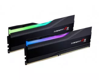 Оперативная память DDR5 64 Gb (6000 MHz) (Kit 32 Gb x 2) G.SKILL Trident Z5 RGB Black (F5-6000J3040G32GX2-TZ5RK)