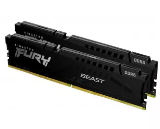 Оперативная память DDR5 64 Gb (6000 MHz) (Kit 32 Gb x 2) Kingston Fury Beast EXPO Black (KF560C36BBEK2-64)