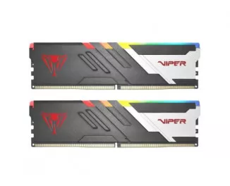 Оперативная память DDR5 64 Gb (6000 MHz) (Kit 32 Gb x 2) Patriot Viper Venom RGB (PVVR564G600C36K)