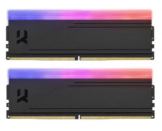 Оперативная память DDR5 64 Gb (6400 MHz) (Kit 32 Gb x 2) GOODRAM IRDM RGB Black (IRG-64D5L32/64GDC)