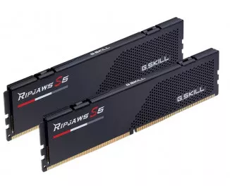 Оперативная память DDR5 64 Gb (6400 MHz) (Kit 32 Gb x 2) G.SKILL Ripjaws S5 Black (F5-6400J3239G32GX2-RS5K)