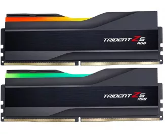 Оперативная память DDR5 64 Gb (6400 MHz) (Kit 32 Gb x 2) G.SKILL Trident Z5 RGB Black (F5-6400J3239G32GX2-TZ5RK)