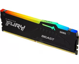 Оперативная память DDR5 8 Gb (5200 MHz) Kingston Fury Beast RGB (KF552C40BBA-8)