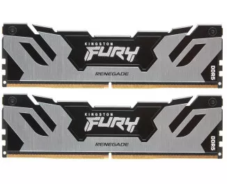 Оперативная память DDR5 96 Gb (6000 MHz) (Kit 48 Gb x 2) Kingston Fury Renegade Silver (KF560C32RSK2-96)