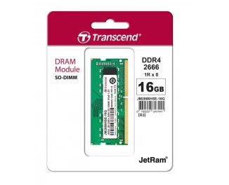 Память для ноутбука SO-DIMM DDR4 16 Gb (2666 MHz) Transcend JetRam (JM2666HSE-16G)