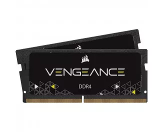 Память для ноутбука SO-DIMM DDR4 16 Gb (3200 MHz) (Kit 8 Gb x 2) Corsair Vengeance (CMSX16GX4M2A3200C22)