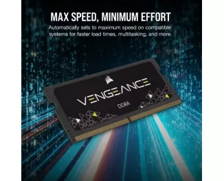 Пам'ять для ноутбука SO-DIMM DDR4 16 Gb (3200 MHz) (Kit 8 Gb x 2) Corsair Vengeance (CMSX16GX4M2A3200C22)